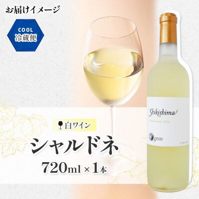シャルドネ 720ml×1本 辛口 マウントワイン 国産自家栽培 敷島醸造