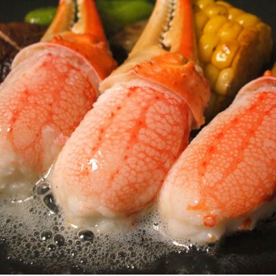 生冷凍　カット済　ズワイ蟹むき身セット　3kg(カニ爪・爪下・脚ポーション)