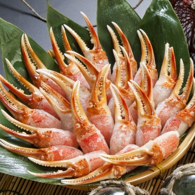 生冷凍ずわい蟹　爪と肩肉のむき身セット　約1kg