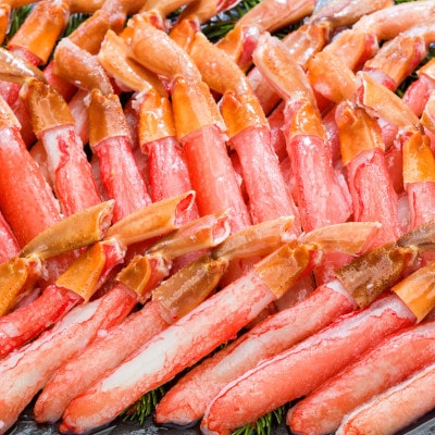 【小サイズ】料理に大活躍!生冷凍ズワイ蟹棒ポーション1kg(500g×2) 500gで25～30本