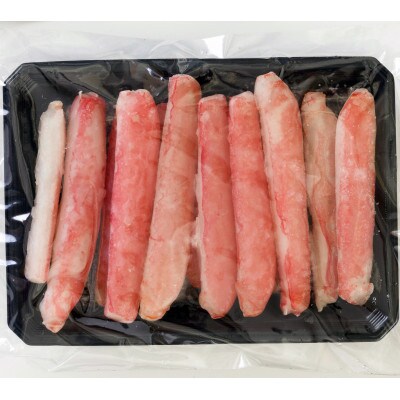 【訳あり】手間いらず 本ズワイガニむき棒身500g 完全殻むき100% ハサミ不要・殻むき済み