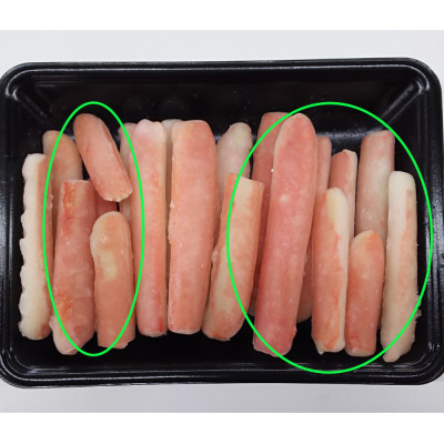 【訳あり】手間いらず 本ズワイガニむき棒身500g 完全殻むき100% ハサミ不要・殻むき済み