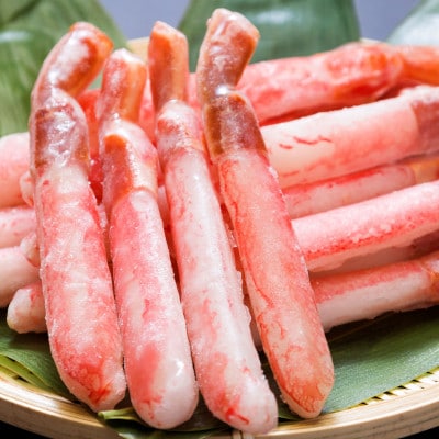 贅沢気分 生冷本ずわい蟹棒ポーション 1.5kgセット(500g×3袋) 小分けで便利【カット済】