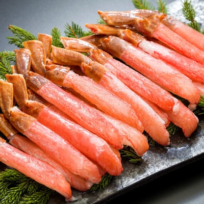 訳あり(小サイズ)2大かにポーションセット　本ずわい・本たらば 各500g　食べ比べ　カット済