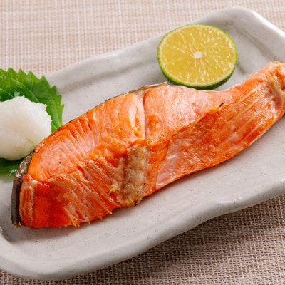 朝食セット 天然紅鮭切り身5切 と 網走湖のしじみ貝1kg