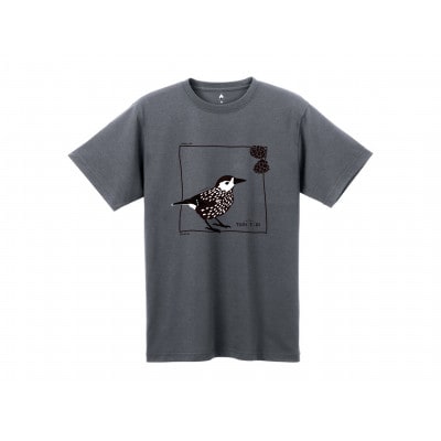 モンベル×小清水町コラボウイックロンTシャツ「ホシガラス」シャドウ　XSサイズ