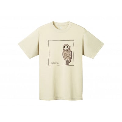 モンベル×小清水町コラボウイックロンTシャツ「コミミズク」 ボーンホワイト　Mサイズ