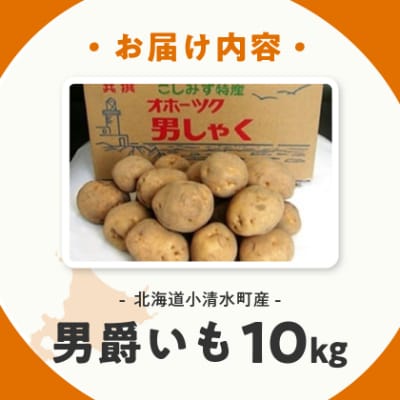 北海道小清水町産 男爵いも10kg ほくほく食感 産地直送