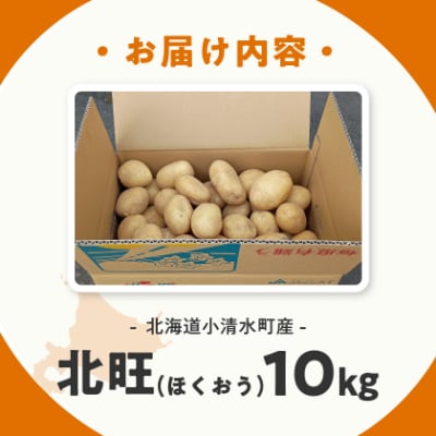 北海道小清水町産 北旺10kg 煮物におすすめのじゃがいも
