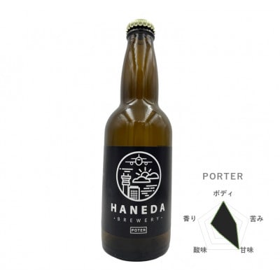 羽田ブルワリー　クラフトビール「ポーター」6本セット