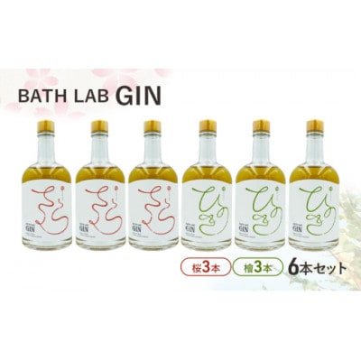 羽田ブルワリー「BATH LAB GIN6本セット」(桜3本・檜3本)