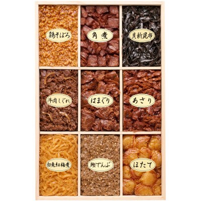 つくだ煮9種桐箱詰合せB