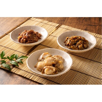 時雨煮3種桐箱入り詰合せ