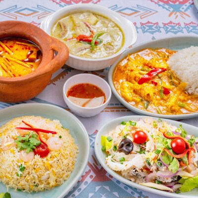 【本格タイ料理クルン・サイアムのスースーデリ】スタンダードタイ料理セット 6個