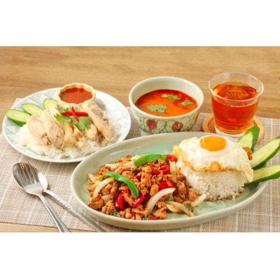 【本格タイ料理クルン・サイアムのスースーデリ】スタンダードタイ料理セット 6個