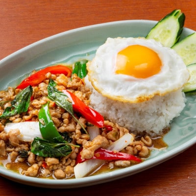 【本格タイ料理クルン・サイアムのスースーデリ】ガパオガイ5個セット