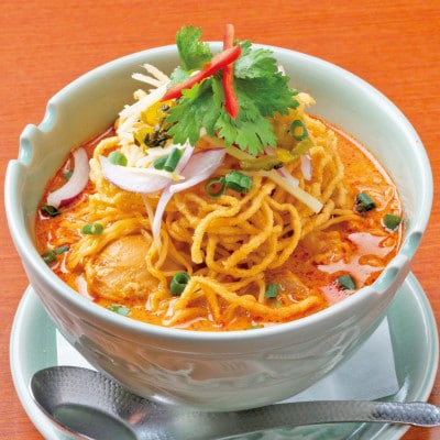 【本格タイ料理クルン・サイアムのスースーデリ】カオソイ10個セット