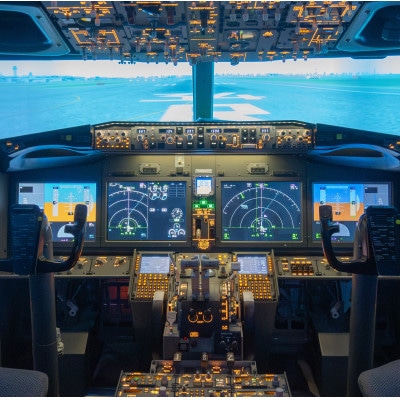 羽田空港 LUXURY FLIGHT 旅客機フライトシミュレーター体験 45分体験チケット 1名様
