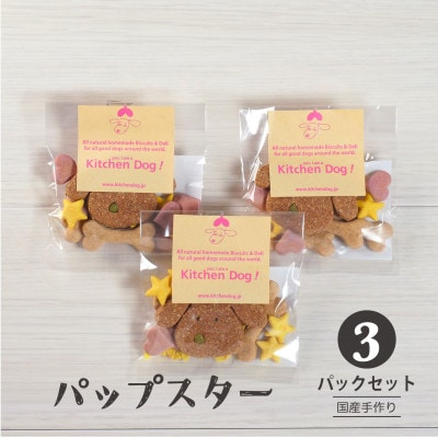 Pup star パップスター　手作りビスケット(ドッグフード)31g×3パック