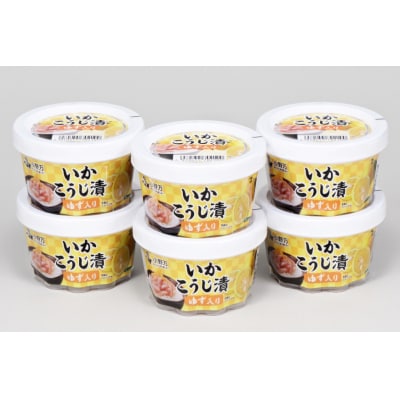 小野万 いかこうじ漬ゆず入り 180g 6個セット [20564603]