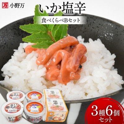 いか塩辛 食べくらべ Bセット [小野万 20565733]