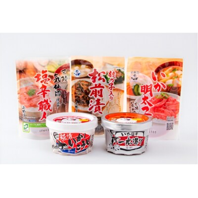 塩辛・珍味 5品セット 贈答用 [小野万 20565728]