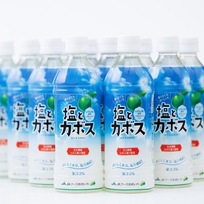 塩とカボス (495ml×24本)