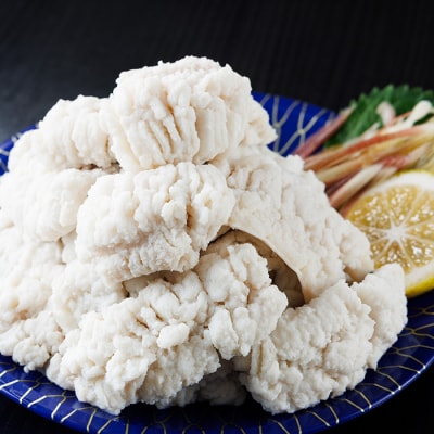 高級魚をご家庭で! 豊後の姫はも 骨切り & 唐揚げ 用 (合計1kg) 