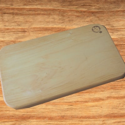 銀杏のまな板 耐水加工 (L37×W22×T2.2cm) 