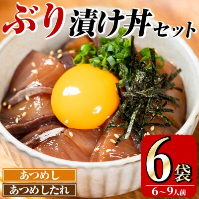 ぶり 漬け丼 セット (6袋)