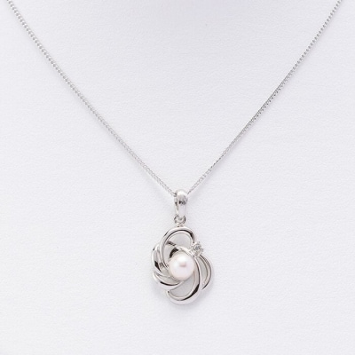 アコヤ真珠 ペンダント (6mm珠・チェーン45cm) 
