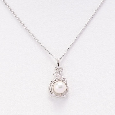 アコヤ真珠 小粒 ペンダント (5.5mm珠・チェーン40cm) 