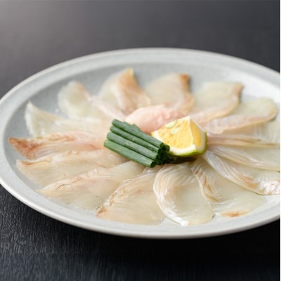 かぼす ヒラメ 刺身 セット (計240g・かぼすヒラメ 60g×4皿、醤油30ml×4個) 