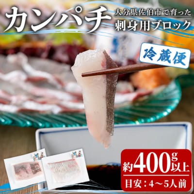 カンパチ 刺身用 ブロック (約400-500g・4-5人前) 