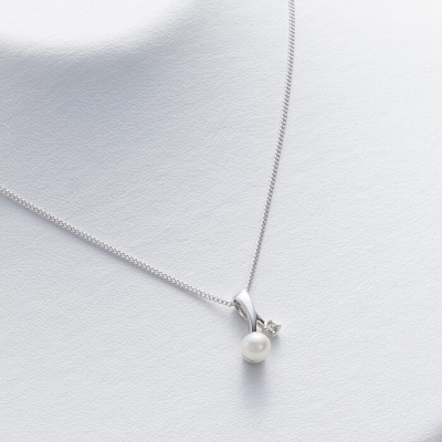 アコヤ真珠 ネックレスA (5.5mm珠・チェーン40cm) 