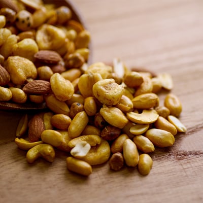  <訳あり ・ おまかせ> 千本桜 で燻した 燻製 ナッツ 詰め合わせ (計5袋) 