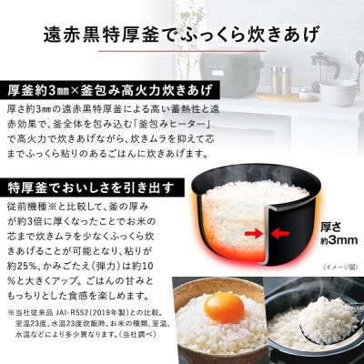 タイガー魔法瓶 マイコンジャー炊飯器　3合　JBS-B055KL