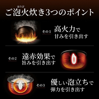 タイガー魔法瓶 土鍋圧力IH炊飯器 JPL-Y100KG エボニーブラック 5.5合炊き