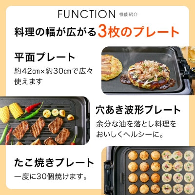 タイガー魔法瓶 ホットプレート　CRV-G301T