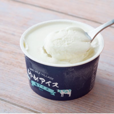 おおのミルク村 ゆめアイス計12個セット(バニラ・クリームチーズ・塩・ラフランス)4種類×3個