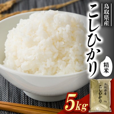 【食味鑑定士厳選】鳥取県産 コシヒカリ5kg(5kg×1袋) 精米