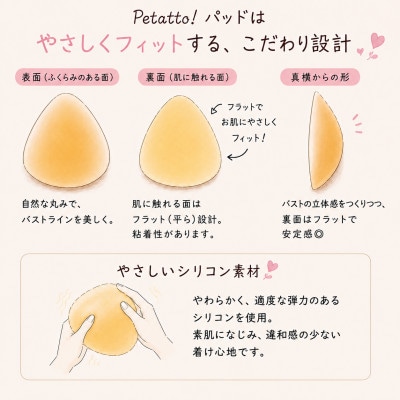 人工乳房 マーガレットパッド・Mサイズ