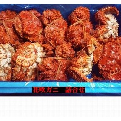 【年内配送可○】★茹でたて花咲ガニ3.4kg詰合せ(チルド便) C-57007