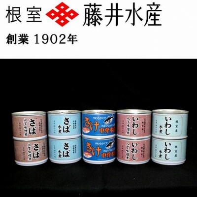 【年内配送可○】缶詰詰合せ5種×各2缶 A-42061