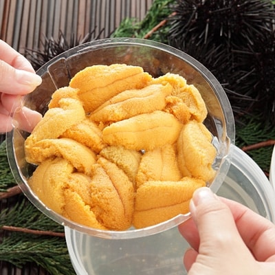 【年内配送可○】ムラサキウニ塩水パック110～120g×2P B-24008
