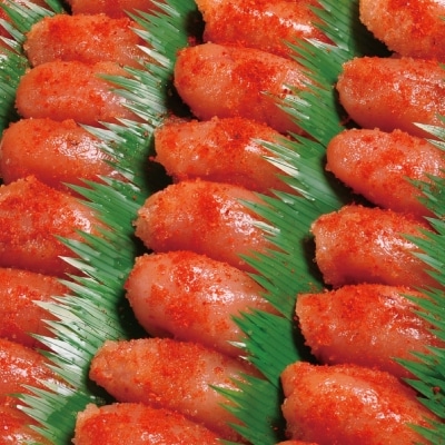 【年内配送可○】切れ辛子明太子2kg・醤油いくら500g D-16015