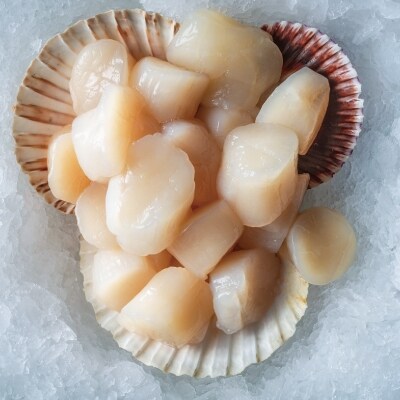 【年内配送可○】ほたて600g×2P・醤油いくら500g D-16022