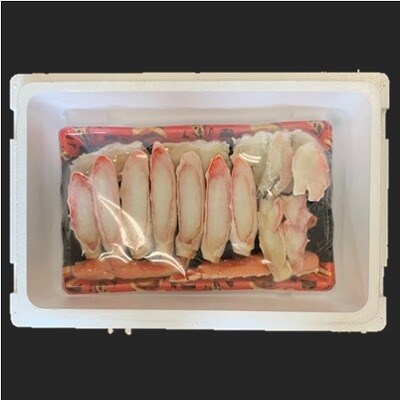【年内配送可○】たらばがに笹切カット脚1kg F-01015