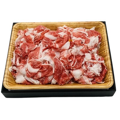 【毎月定期便】【A4～A5】博多和牛切り落とし　500g(那珂川市)全12回