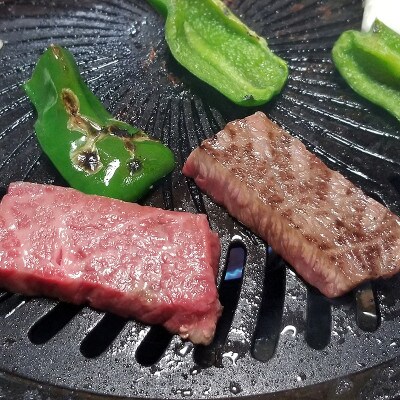 博多和牛A5～A4 肩ロースミニステーキ400g　ソース・塩胡椒付【化粧箱入】(那珂川市)
